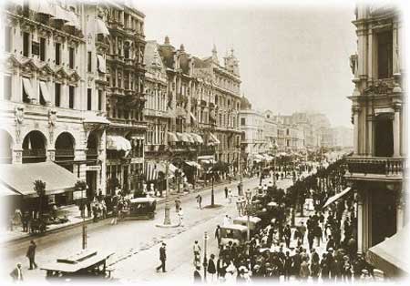Rio de Janeiro - Av. Central por volta de 1910