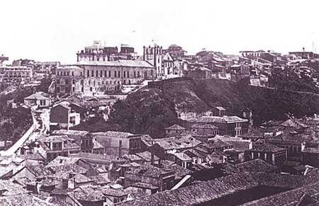 Morro do Castelo, início do século XX