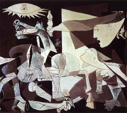 Guernica, de Pablo Picasso - detalhe
