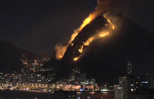 Incêndio no Morro dos Cabritos