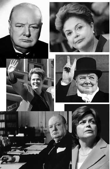 Dilma e Churchill