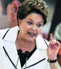 Dilma zangada